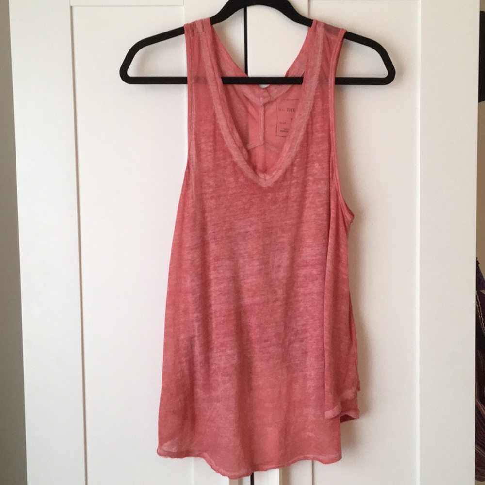 Free people pink tank top - Medium